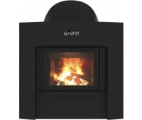 Печь дровяная Aurora 160 Window (Grill'D)
